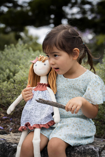 Personalized Doll with Red Hair