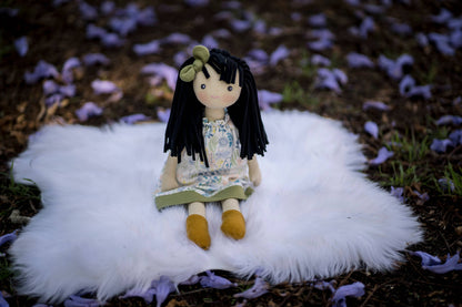 Personalized Doll with Black Hair