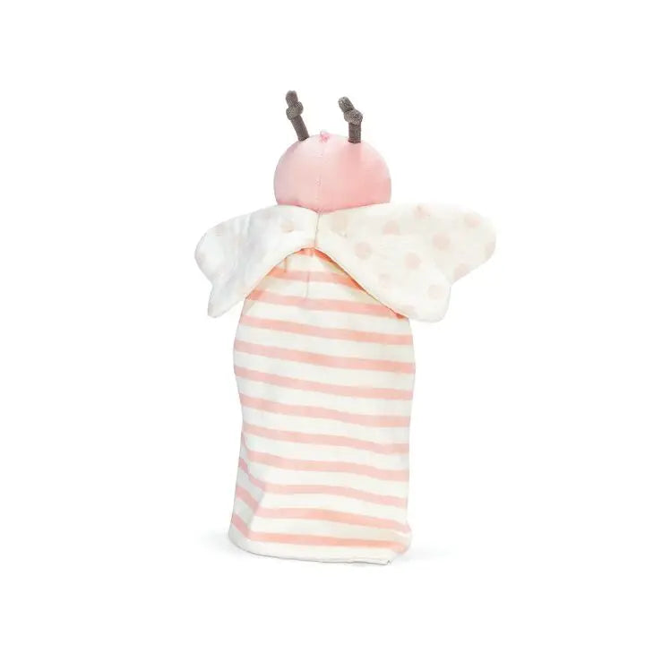 Personalized Butterfly Lovey - Pink Stripes