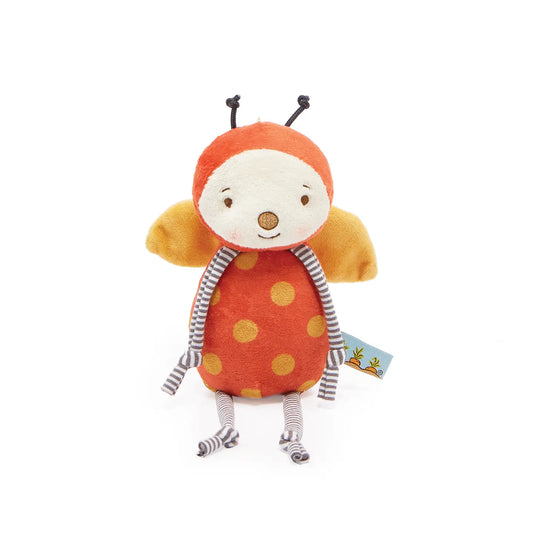 Plush Ladybug Baby Crinkle Toy