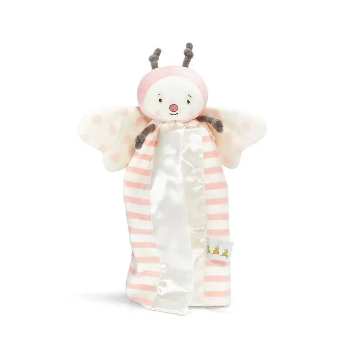 Personalized Butterfly Lovey - Pink Stripes