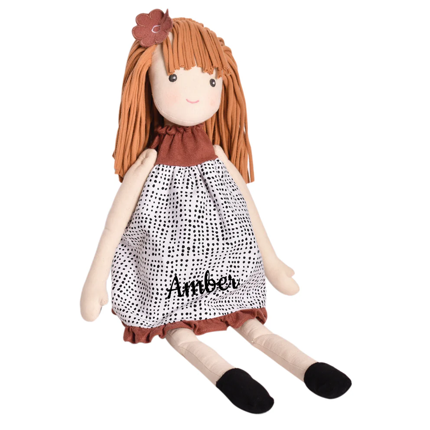 Personalized Doll with Red Hair