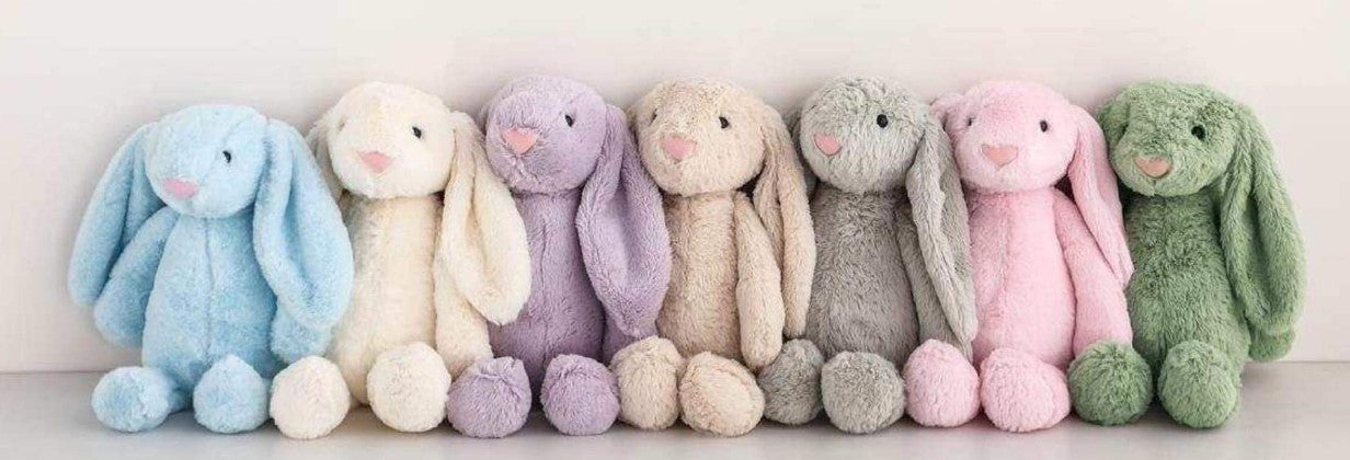 Personalized Plush Bunny with Embroidered Name