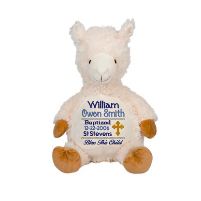 Personalized Baptism Stuffed Animal - ST510-1