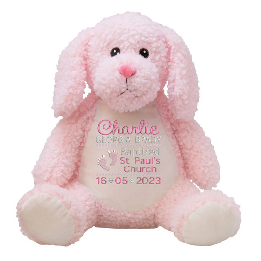 Personalized Baptism Stuffed Animal - FST102-2