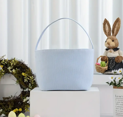 Custom Embroidered Easter Basket - Bunnies