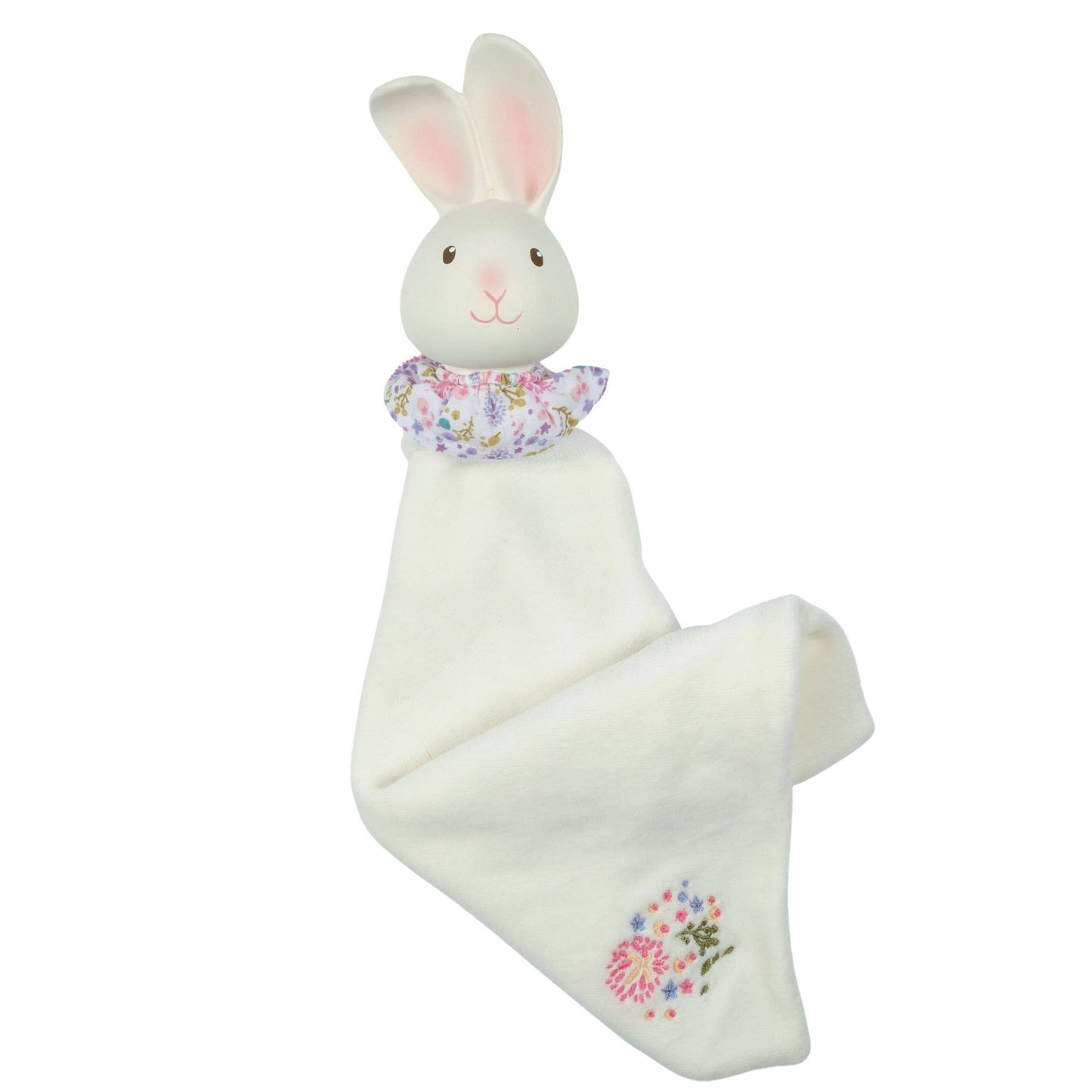 Bunny Snuggly with Organic Rubber Head for Teething